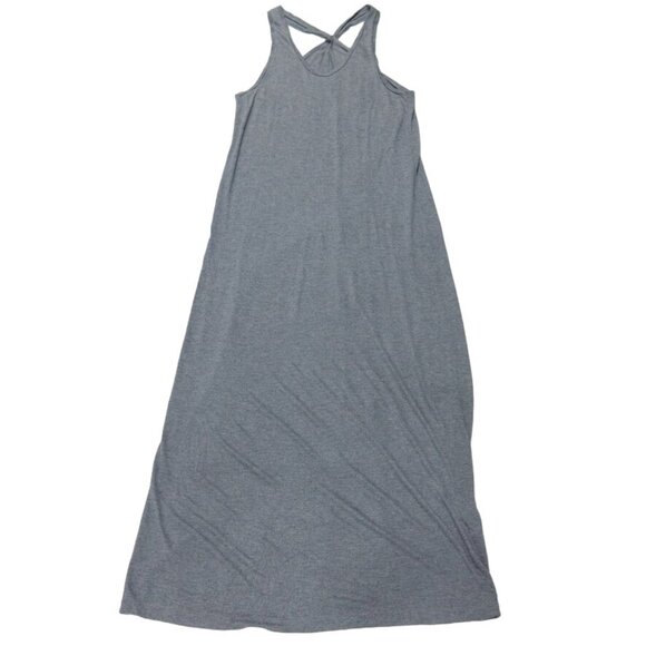 GAP Women's Gray Maxi Dress 100% Rayon Size Petite M - Picture 8 of 13